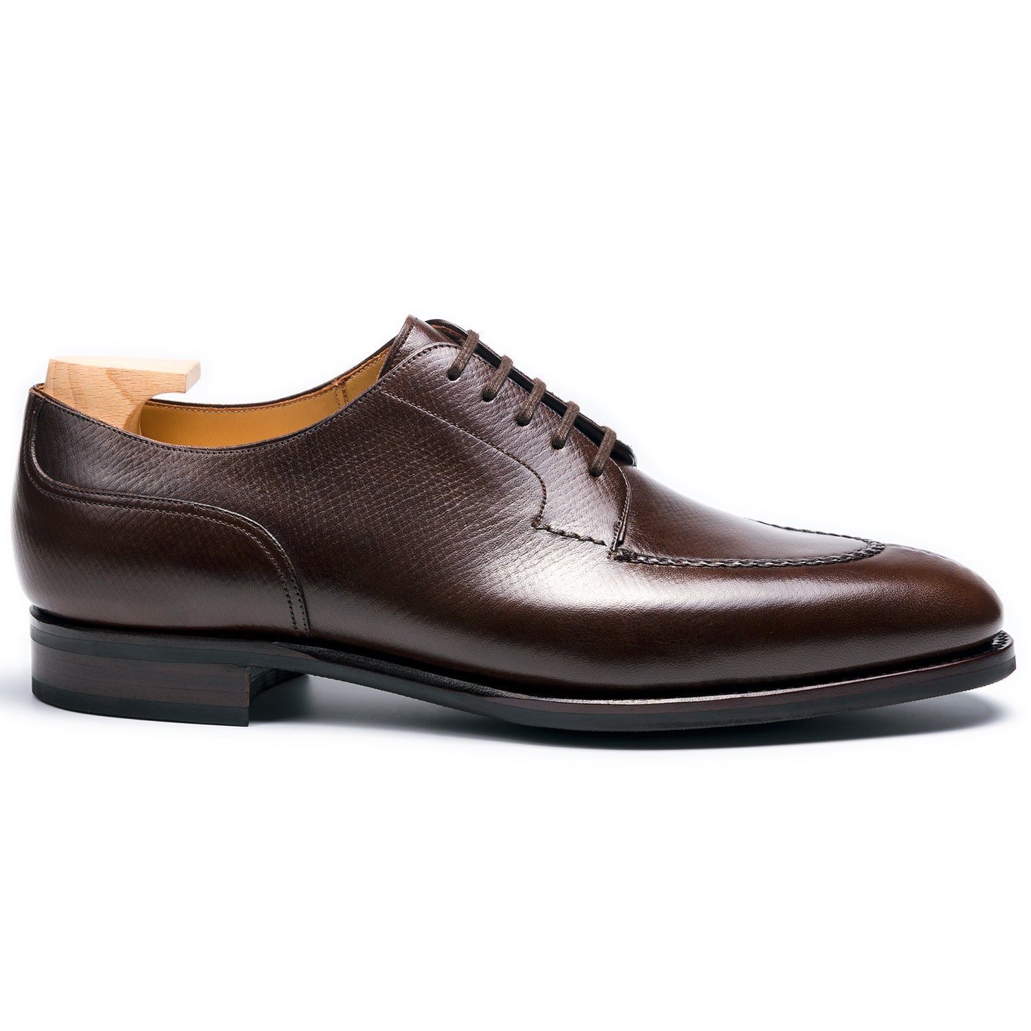 TLB Mallorca leather shoes 135 / VELAZQUEZ / HATCH GRAIN DARK BROWN