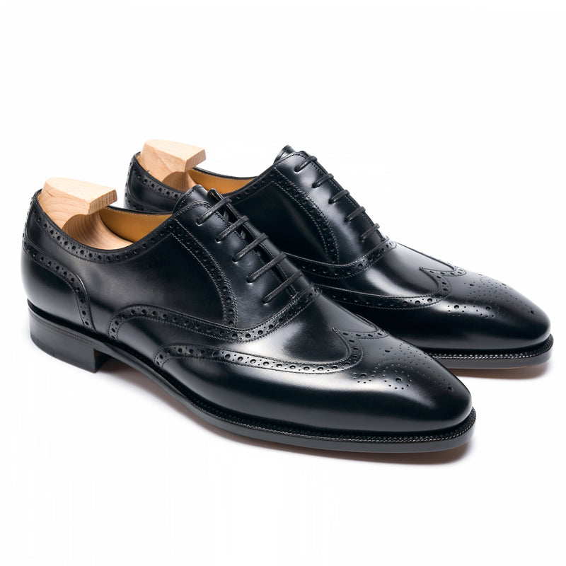 TLB Mallorca leather shoes 207 / VAN GOGH / BOXCALF BLACK