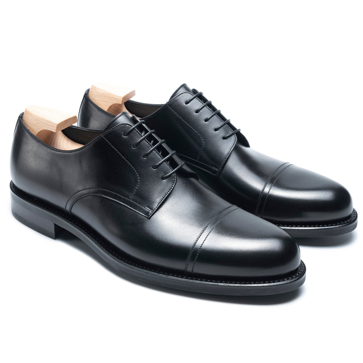 TLB Mallorca leather shoes 691 / MADISON / BOXCALF BLACK