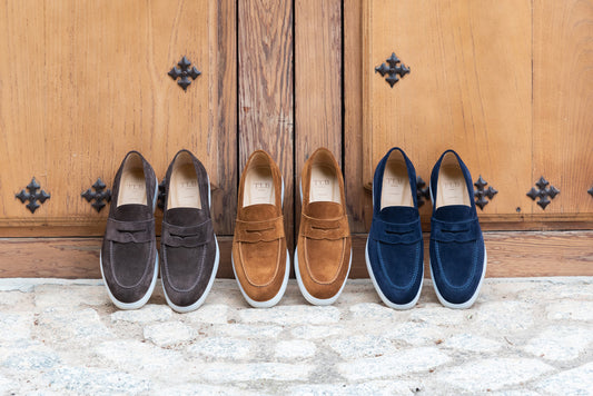 TLB Mallorca Men's leather loafers