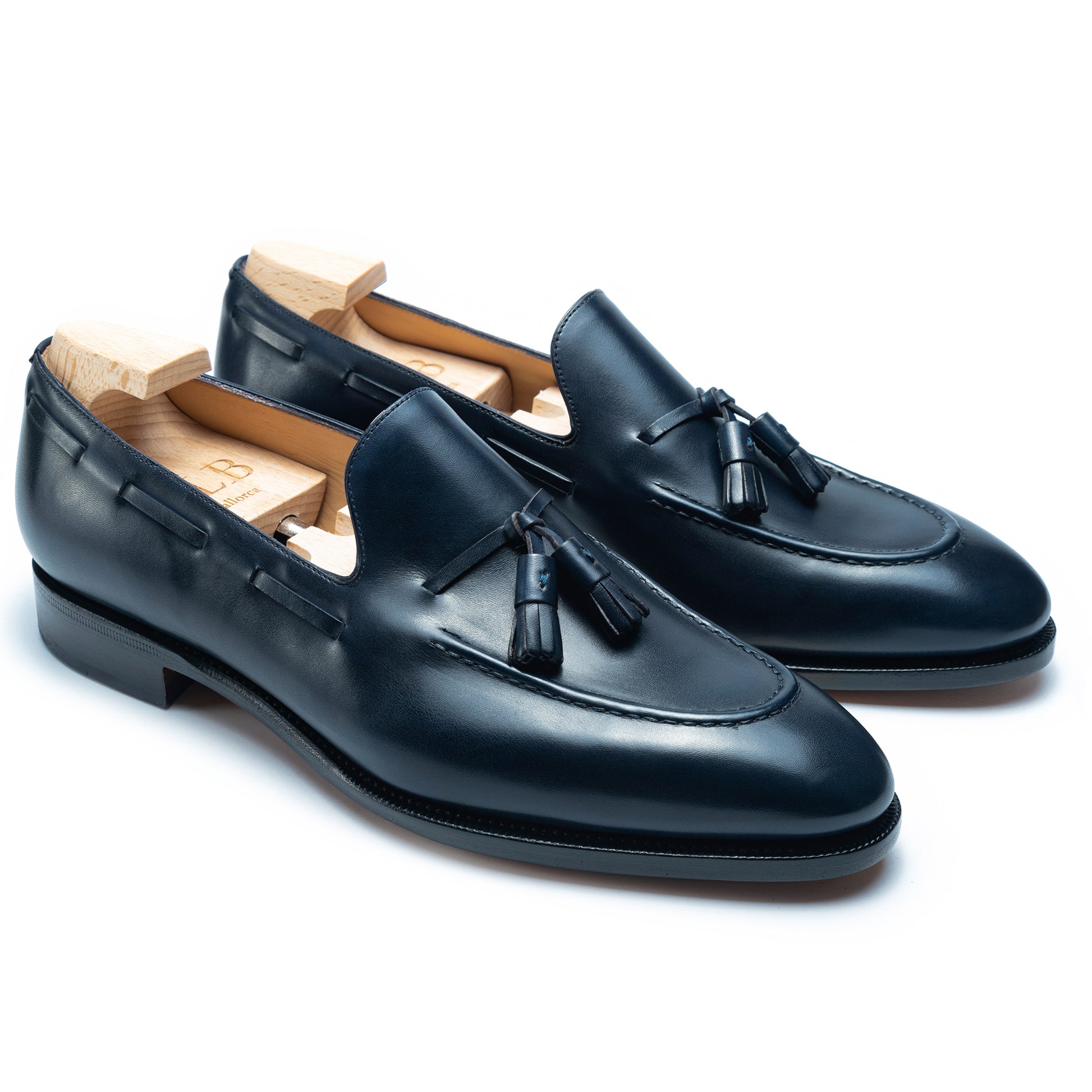 Casual Wear Mens Navy Blue Loafer Shoes, Size: 10