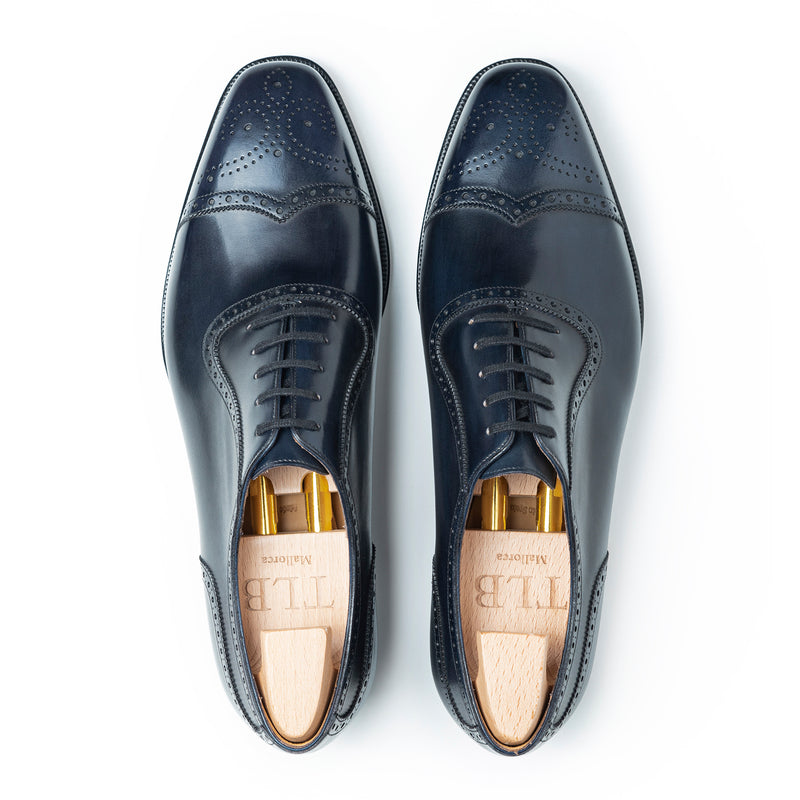 TLB Mallorca | Men's leather shoes | Oxford Shoes Artista Collection | model Picasso vegano Navy 269 TLB Mallorca | Men's leather shoes | Oxford Shoes Artista Collection | model Picasso vegano Navy 269