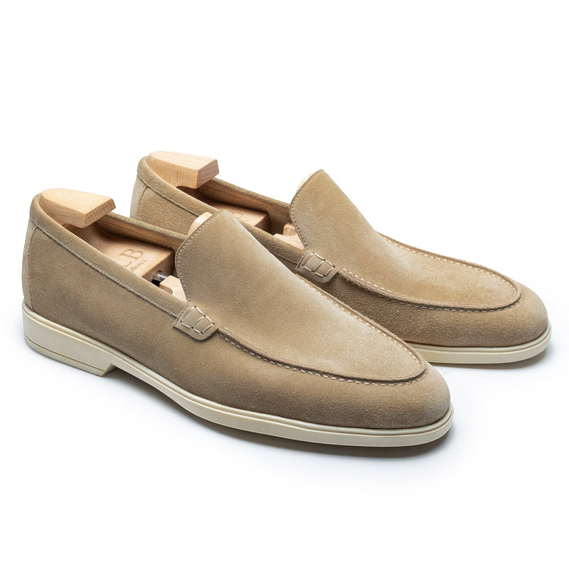 TLB Mallorca | Unlined loafer made in Janus Calf New Tan — Model 2044 in New Tan