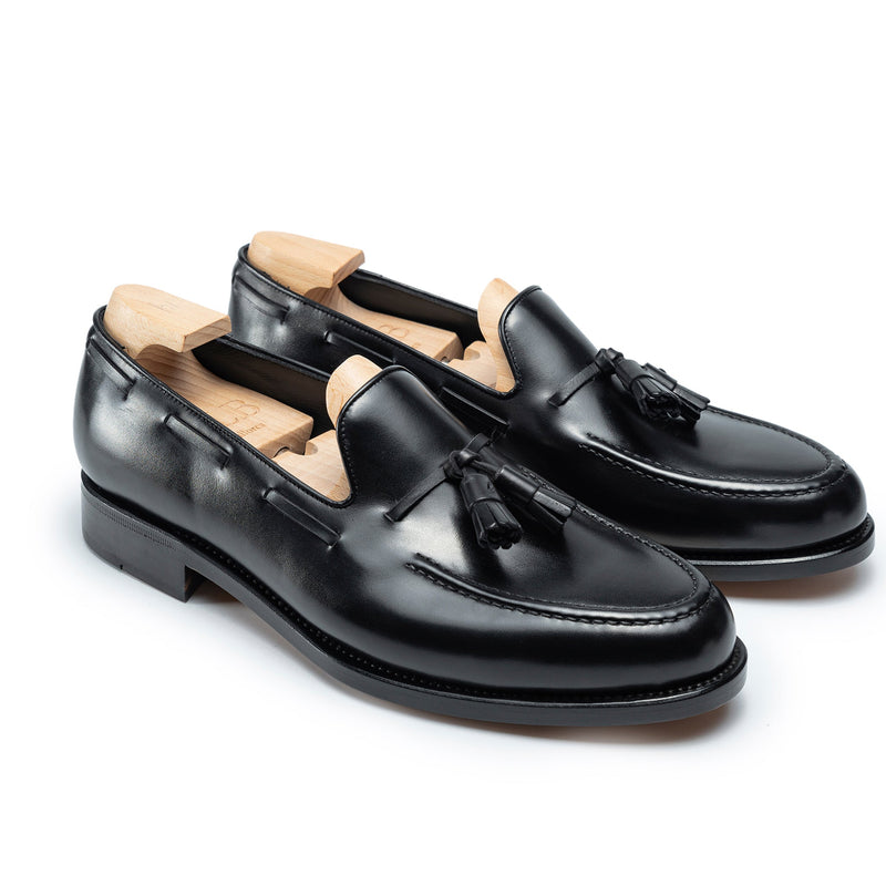 TLB Mallorca Loaffers | Men's leather shoes | Model Ethan in boxcalf black, leather sole, Queens Last, Model 719 6 TLB Mallorca Loaffers | Men's leather shoes | Model Ethan in boxcalf black, leather sole, Queens Last, Model 719 6