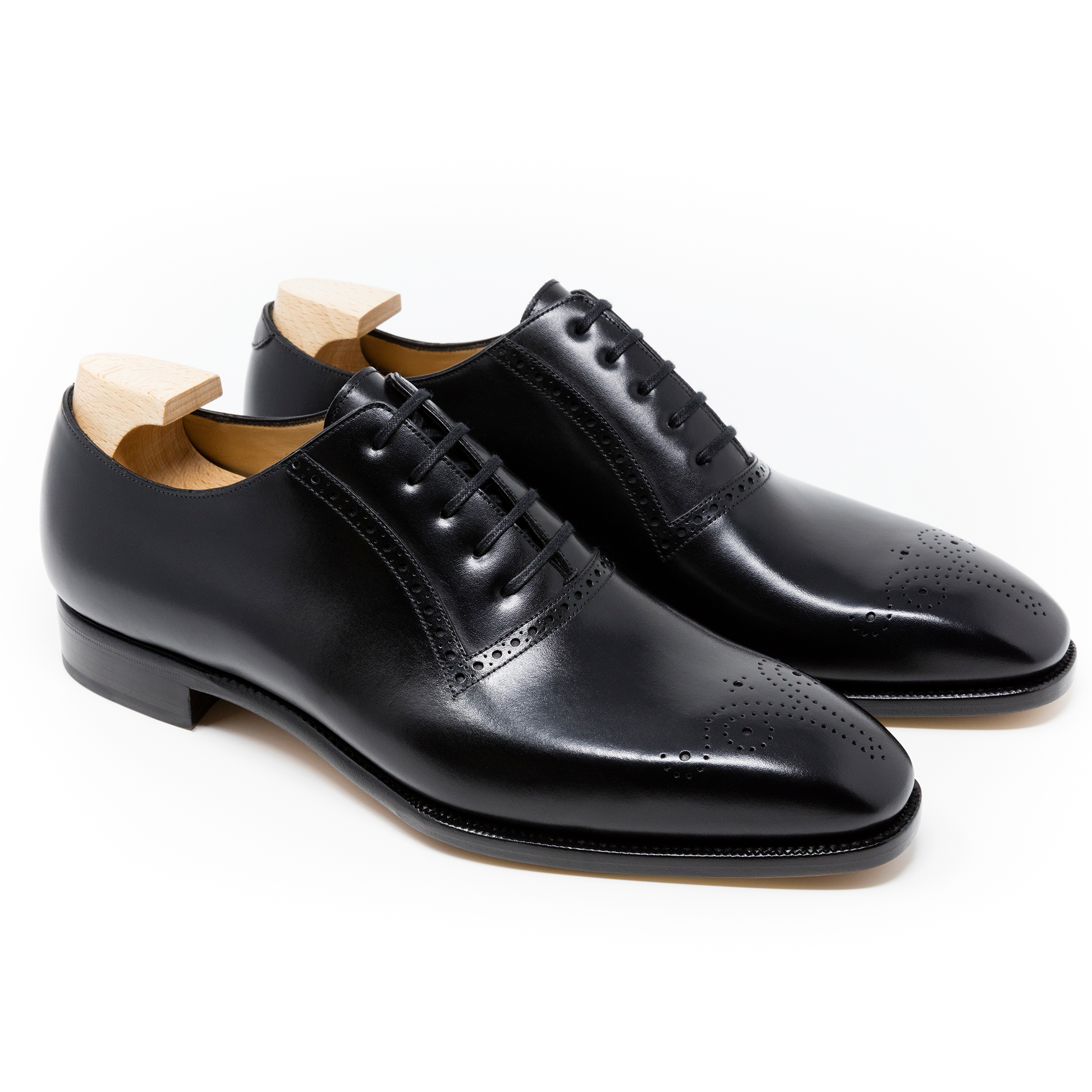 TLB Mallorca leather shoes 107 / PICASSO / BOXCALF BLACK