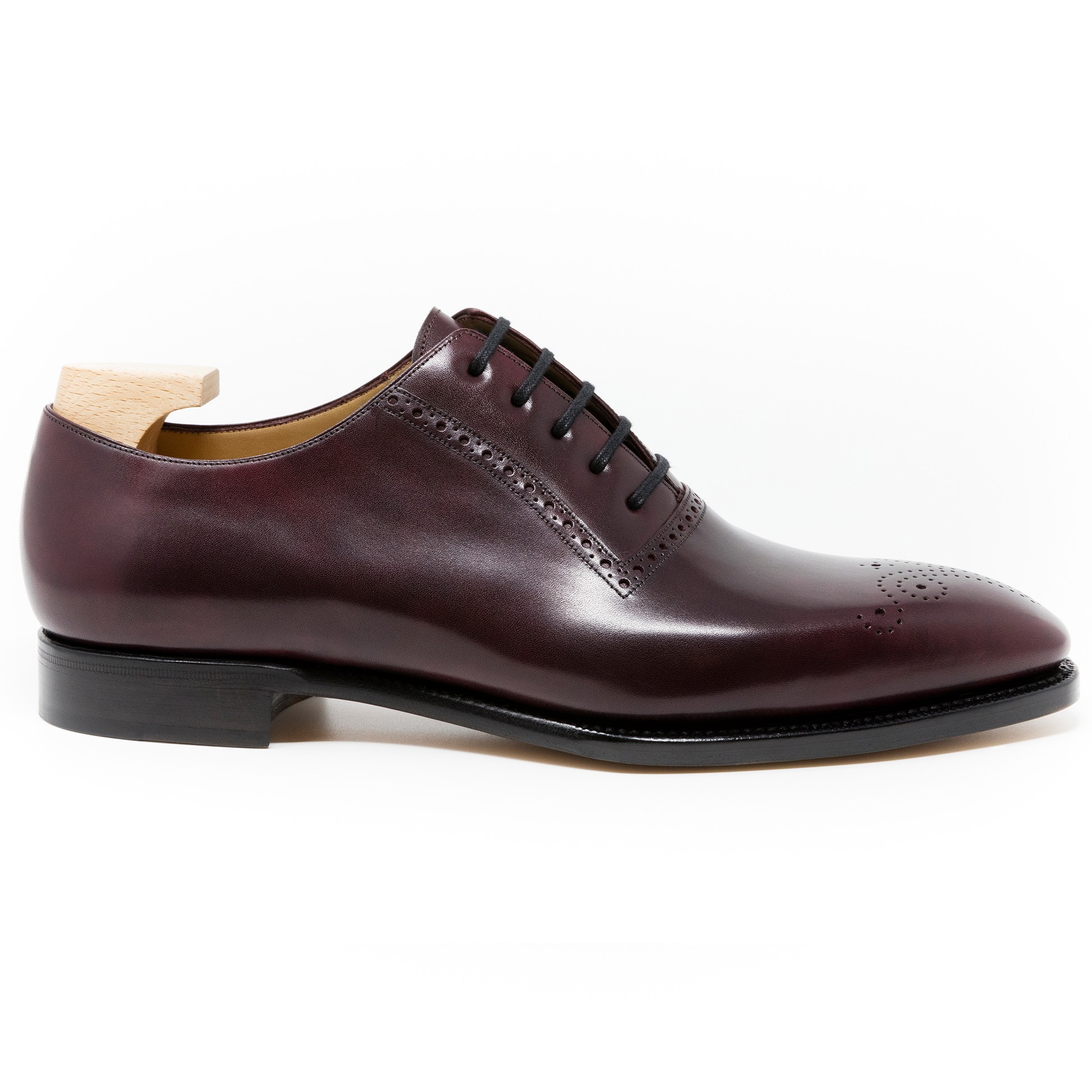 TLB Mallorca leather shoes 107 / PICASSO / MUSUEM CALF BURGUNDY