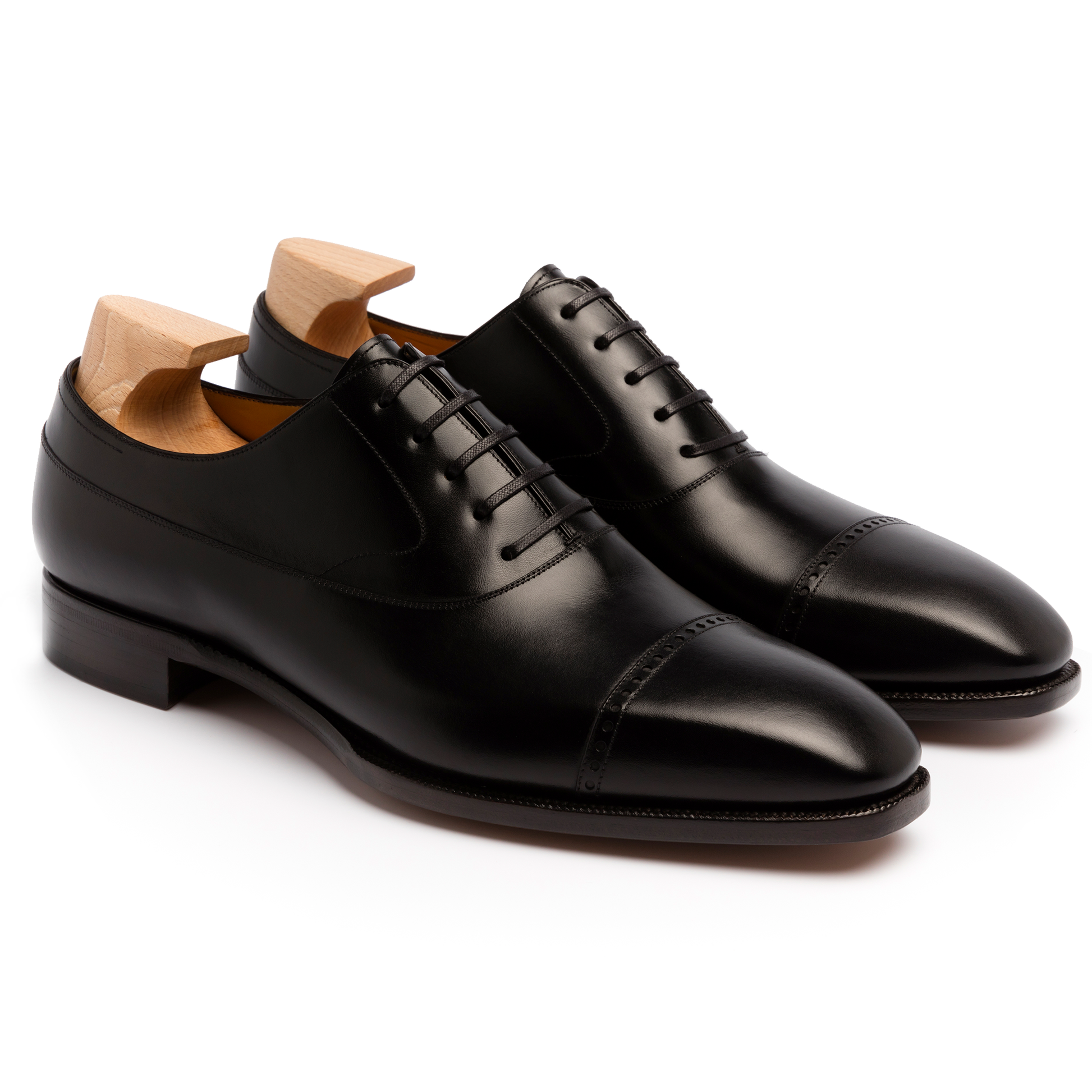 TLB Mallorca leather shoes 109 / PICASSO / BOXCALF BLACK