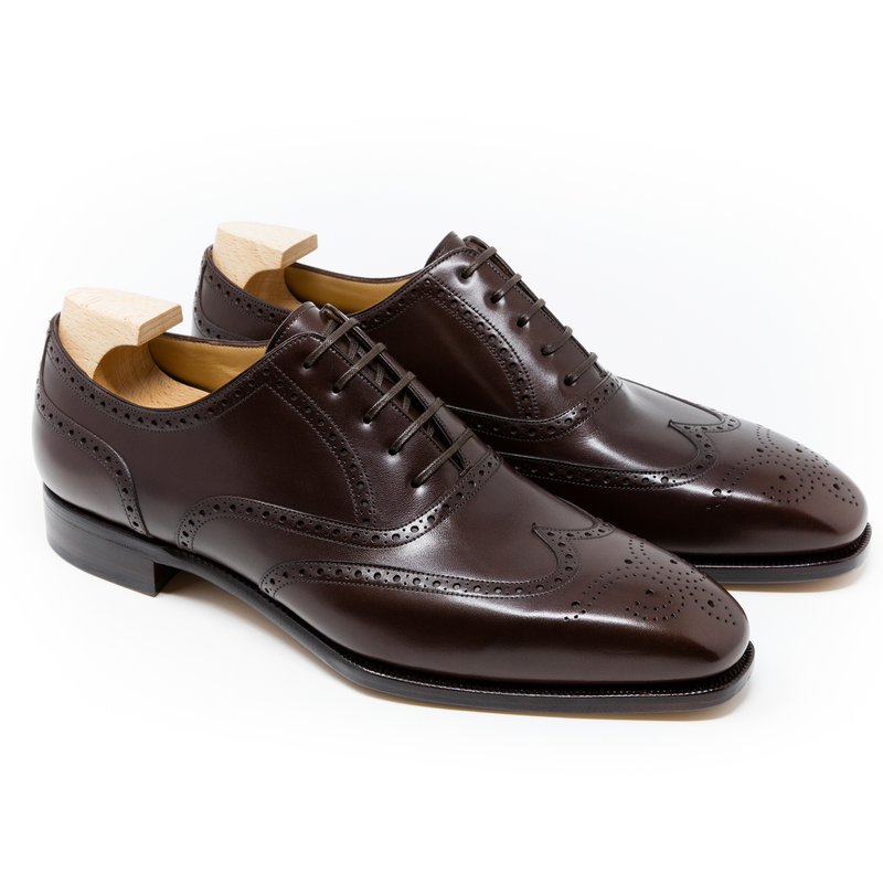 TLB Mallorca leather shoes 110 / PICASSO / VEGANO DARK BROWN