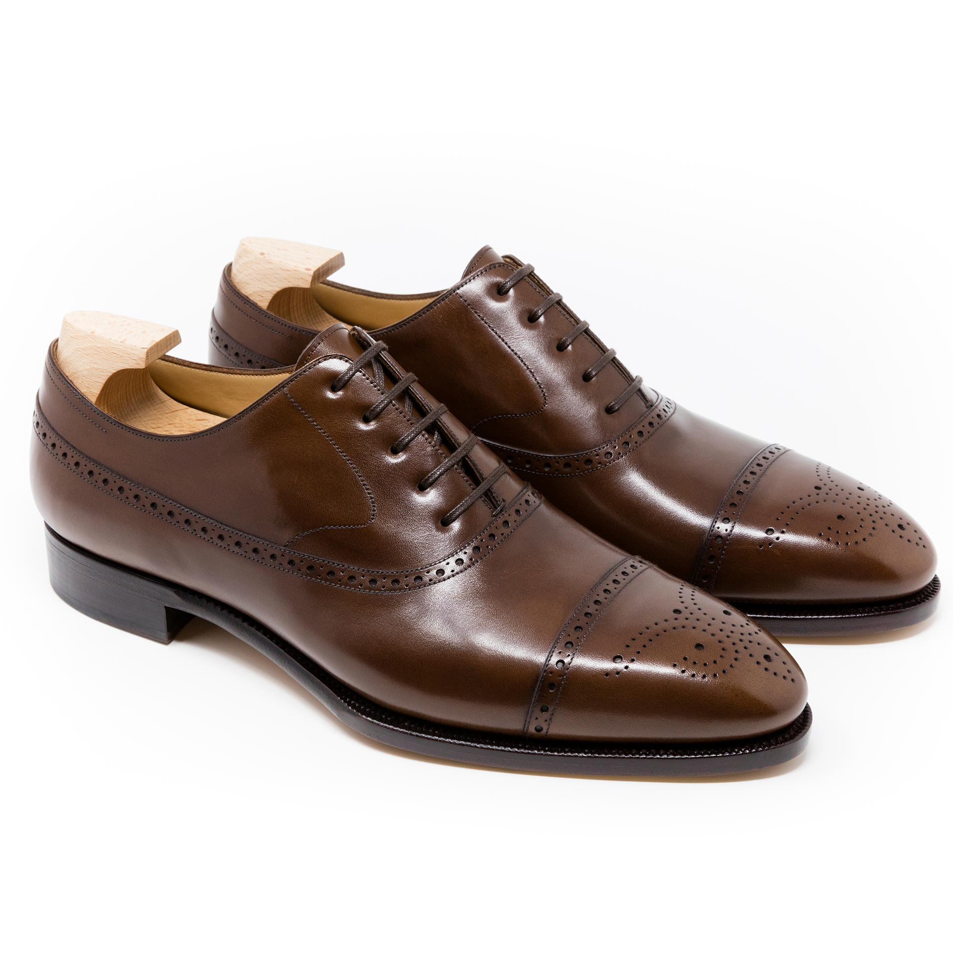 TLB Mallorca leather shoes 111 / GOYA / VEGANO BROWN