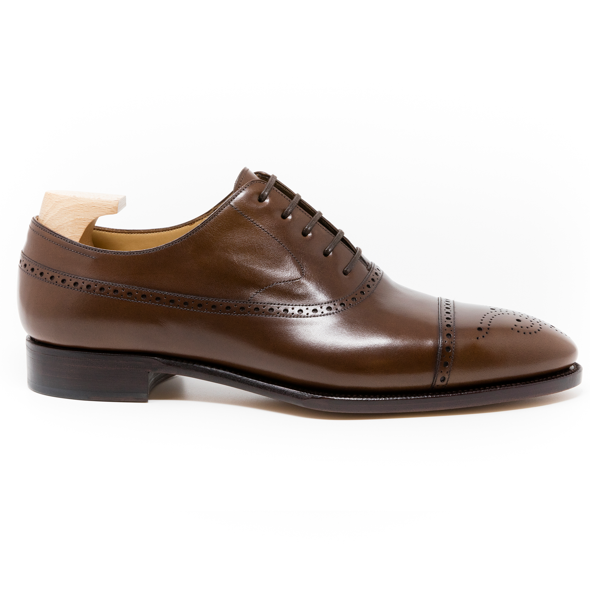 TLB Mallorca leather shoes 111 / GOYA / VEGANO BROWN