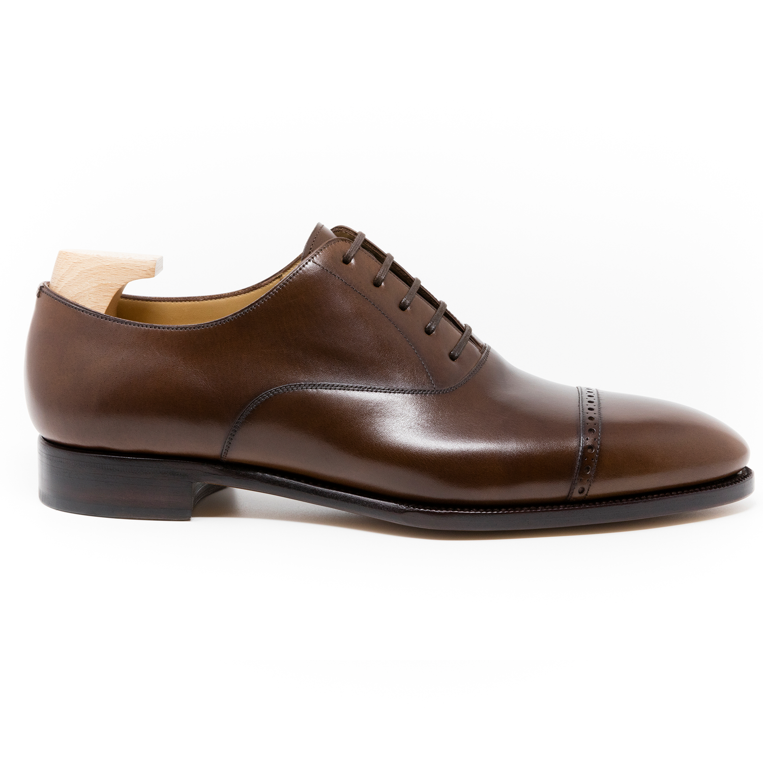 TLB Mallorca leather shoes 113 / GOYA / VEGANO BROWN