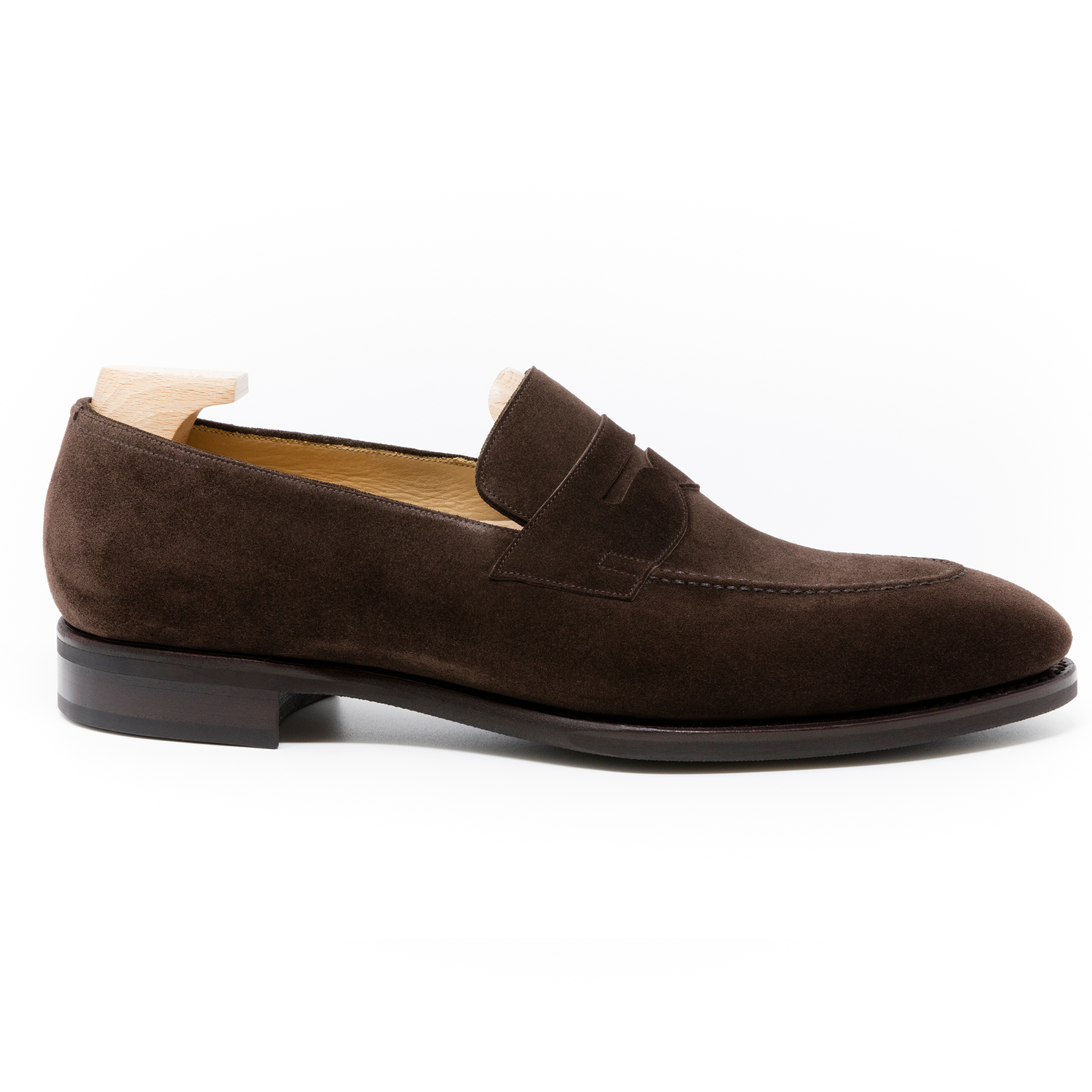 TLB Mallorca leather shoes 117 / GOYA / SUEDE BROWN