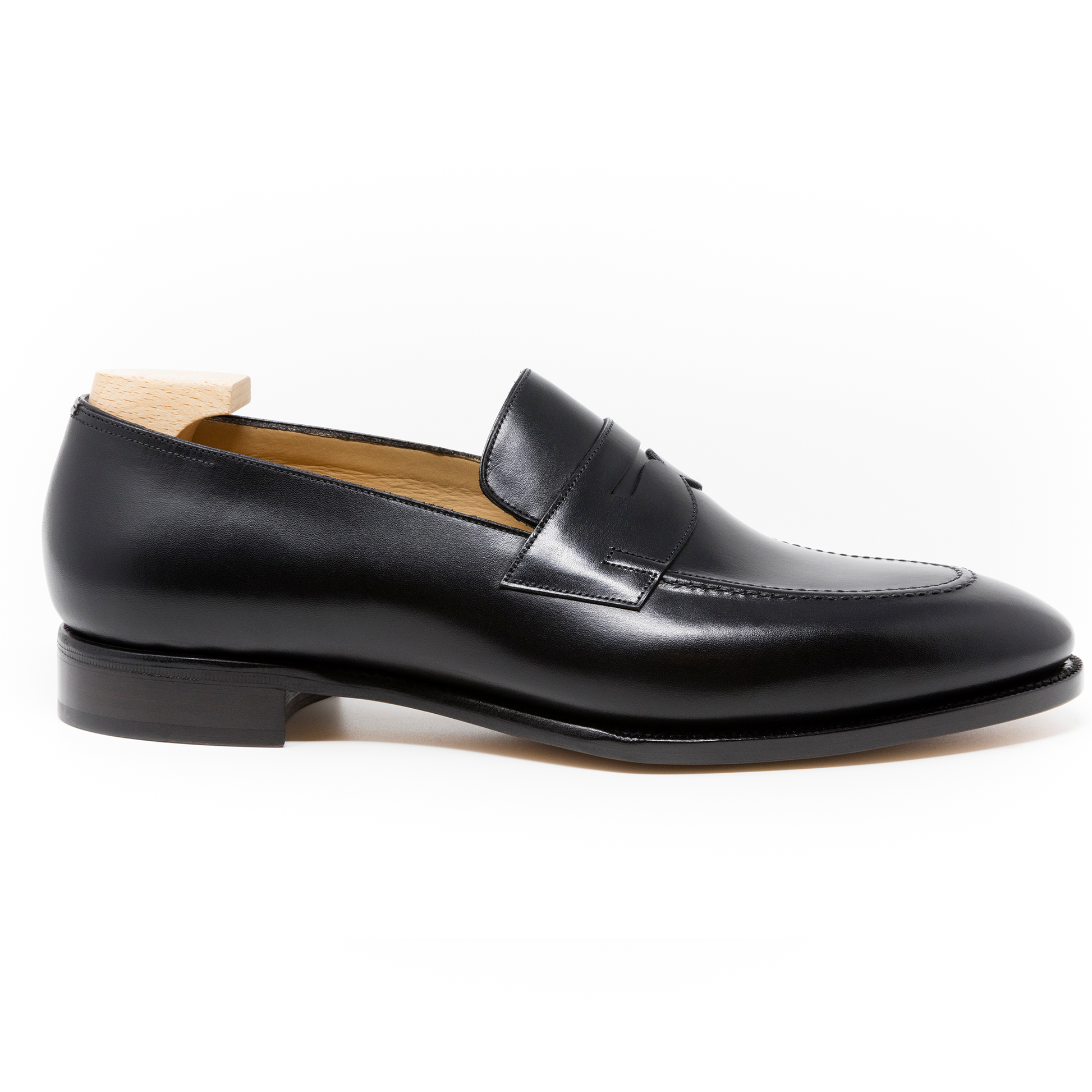 TLB Mallorca leather shoes 117 / GOYA / BOXCALF BLACK