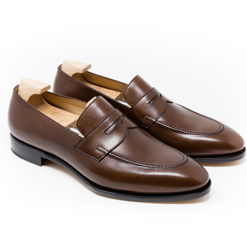 TLB Mallorca leather shoes 117 / GOYA / VEGANO BROWN