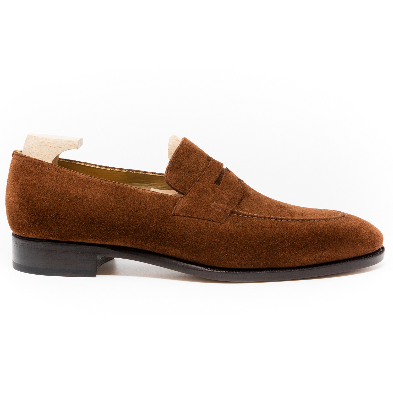 TLB Mallorca leather shoes 117 / GOYA / SUEDE POLO BROWN