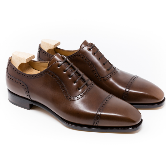 TLB Mallorca leather shoes 121 / PICASSO / VEGANO BROWN