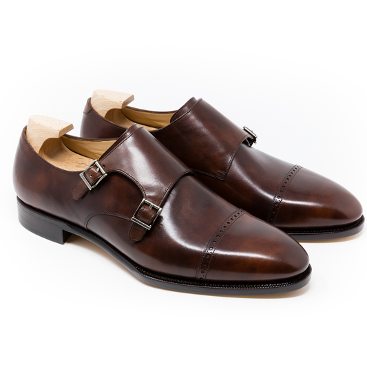 TLB Mallorca leather shoes 123 / GOYA / MUSEUM CALF BROWN