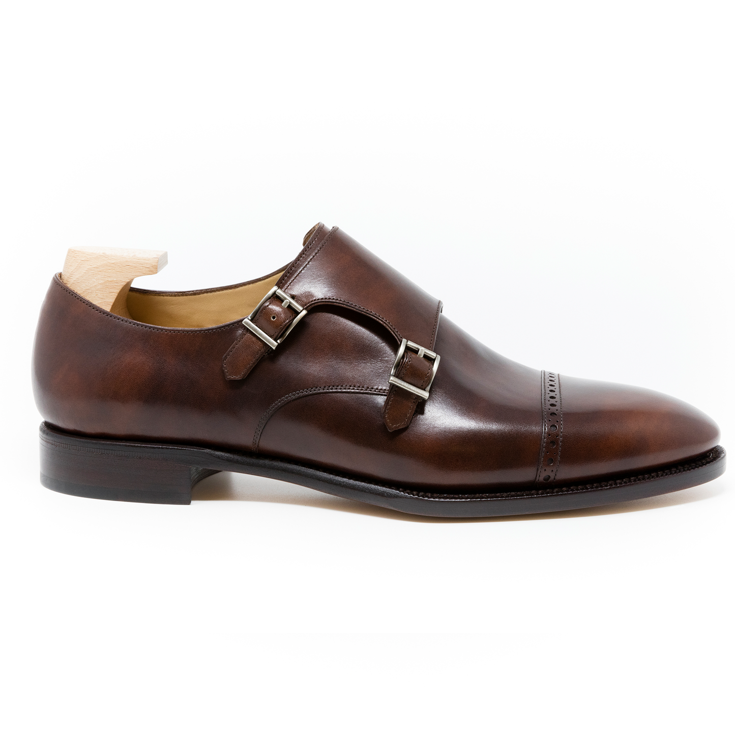 TLB Mallorca leather shoes 123 / GOYA / MUSEUM CALF BROWN