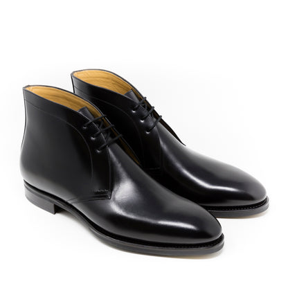 TLB Mallorca leather shoes 133 / GOYA / BOXCALF BLACK