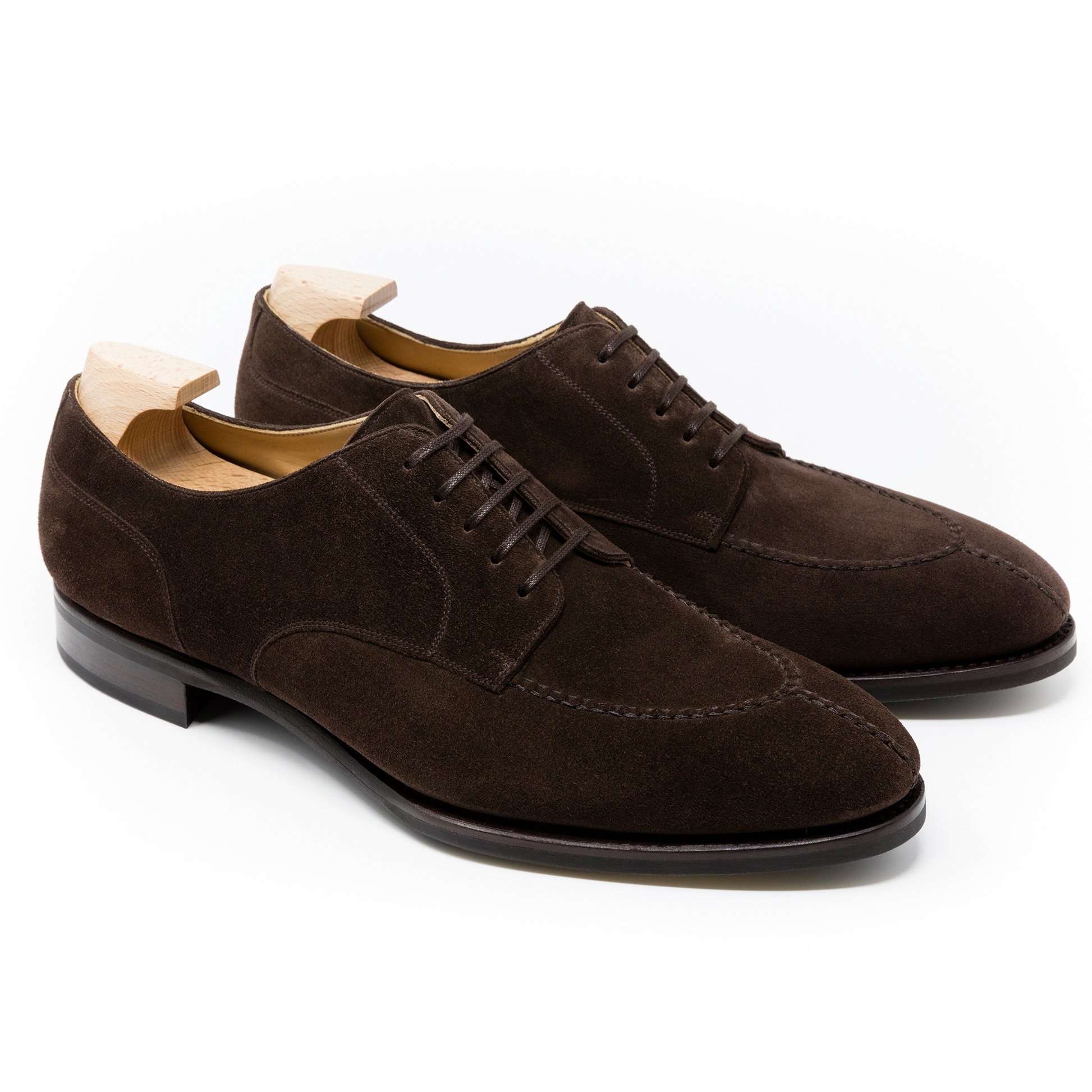 TLB Mallorca leather shoes 136 / GOYA / SUEDE BROWN