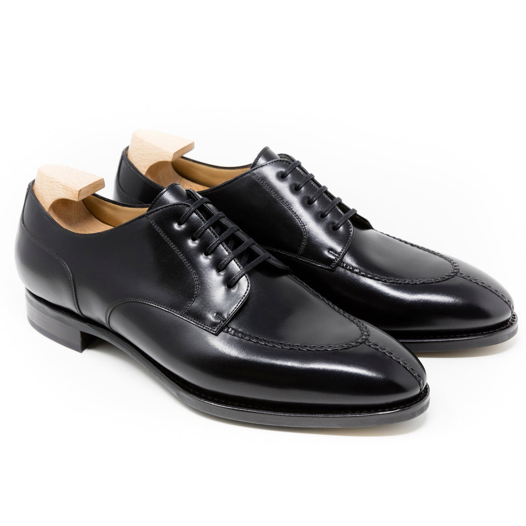 Derby Big Head Workwear Low-Top Yellow Leather Men's Dress Shoes