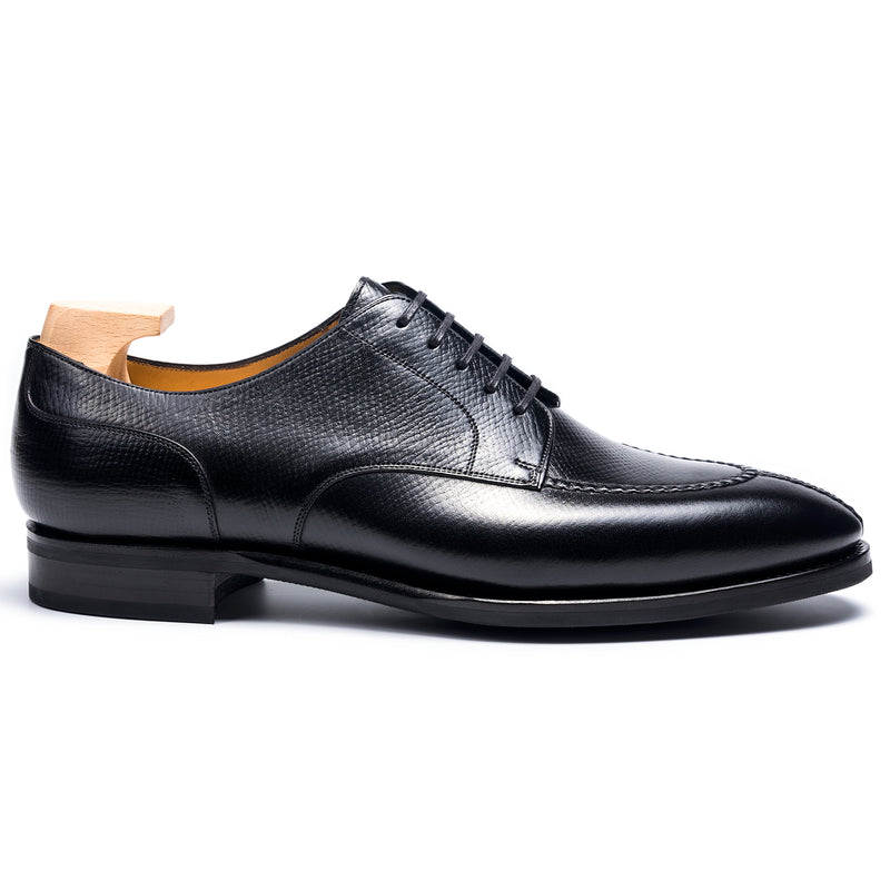 TLB Mallorca leather shoes 136 / GOYA / HATCH GRAIN BLACK