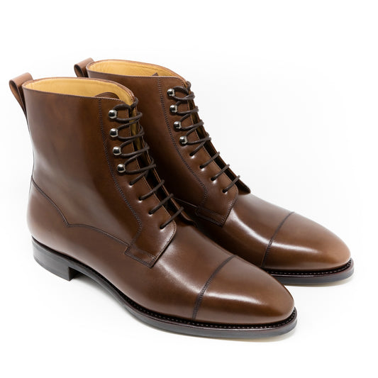 TLB Mallorca leather shoes 140 / GOYA / VEGANO BROWN