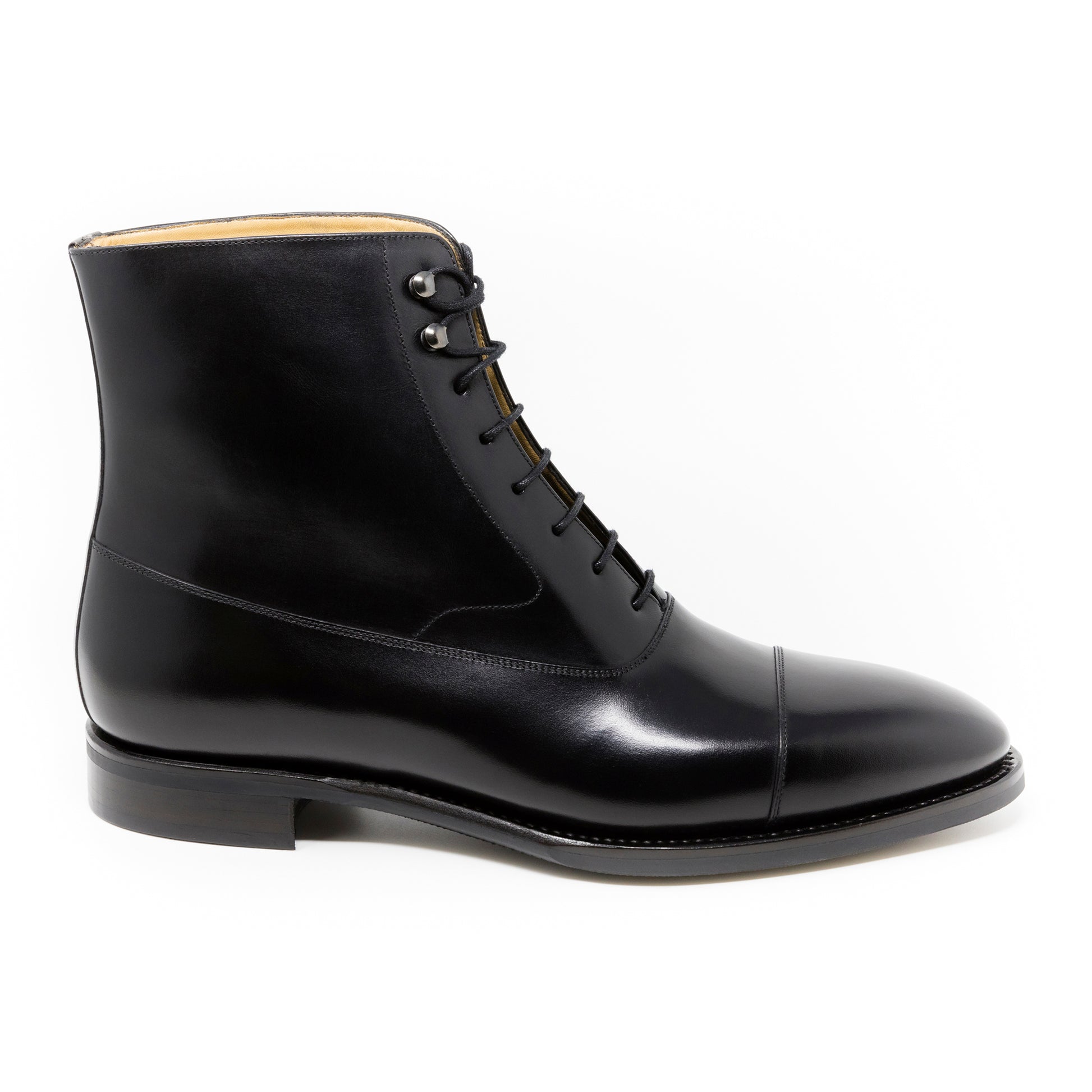 TLB Mallorca leather shoes 180 / GOYA / BOXCALF BLACK