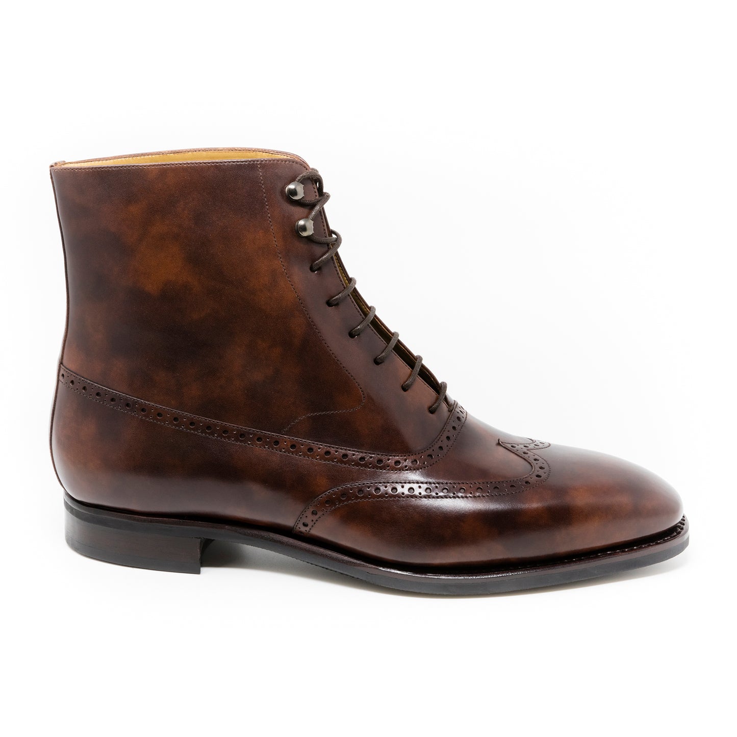 TLB Mallorca leather shoes 181 / PICASSO / MUSEUM CALF BROWN