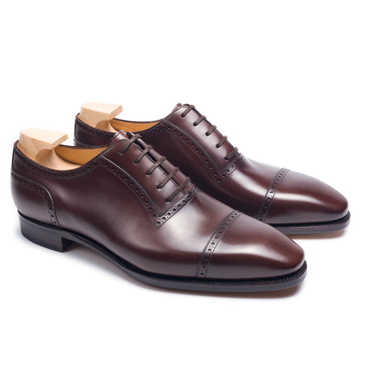 TLB Mallorca leather shoes 192 / VAN GOGH / VEGANO DARK BROWN