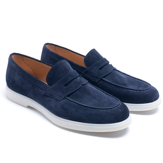 TLB Mallorca leather shoes 2008 / SOMMELIER / SUEDE NAVY
