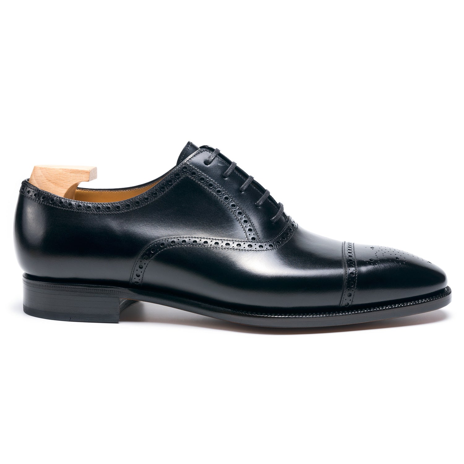 TLB Mallorca leather shoes 206 / VAN GOGH / BOXCALF BLACK