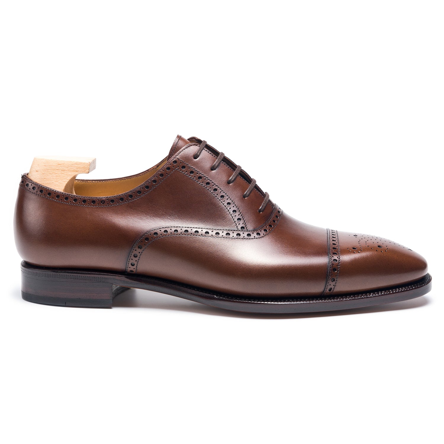 TLB Mallorca leather shoes 206 / VAN GOGH / VEGANO BROWN