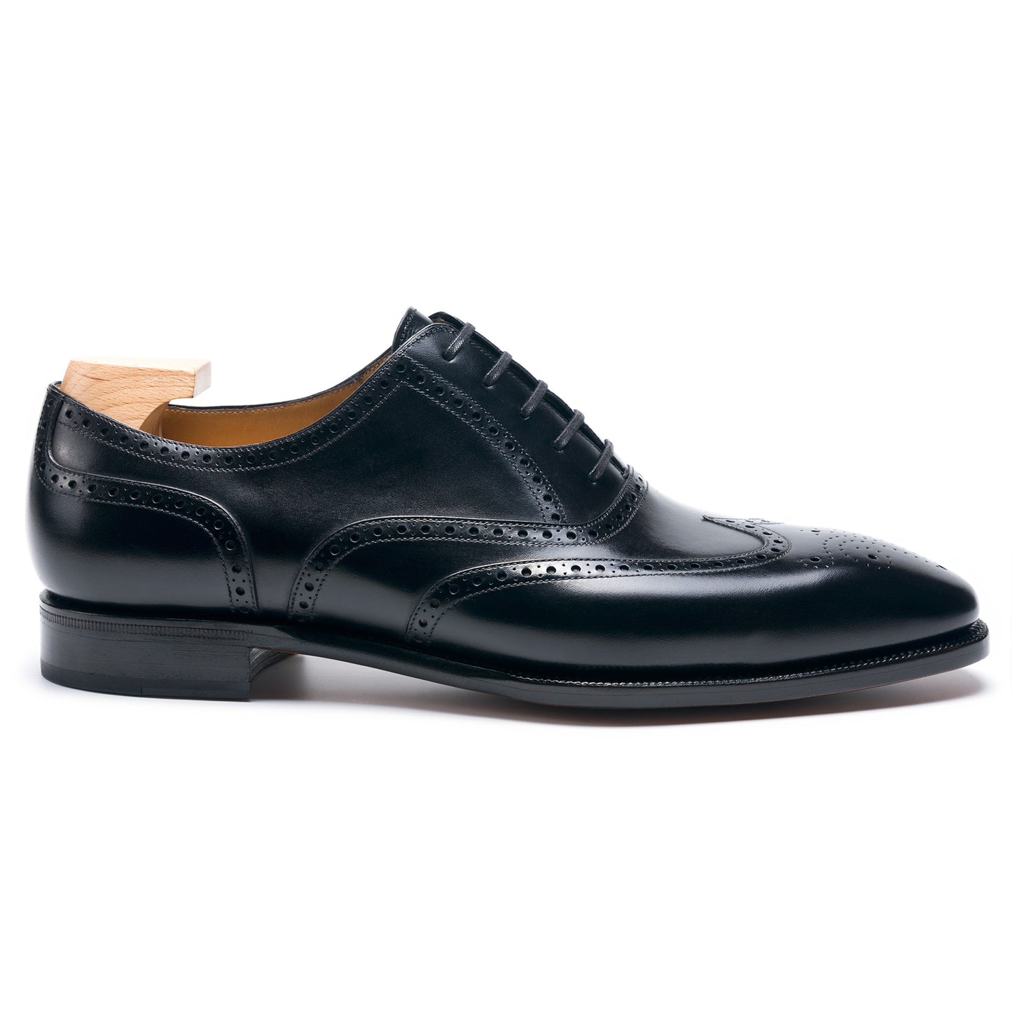 TLB Mallorca leather shoes 207 / VAN GOGH / BOXCALF BLACK