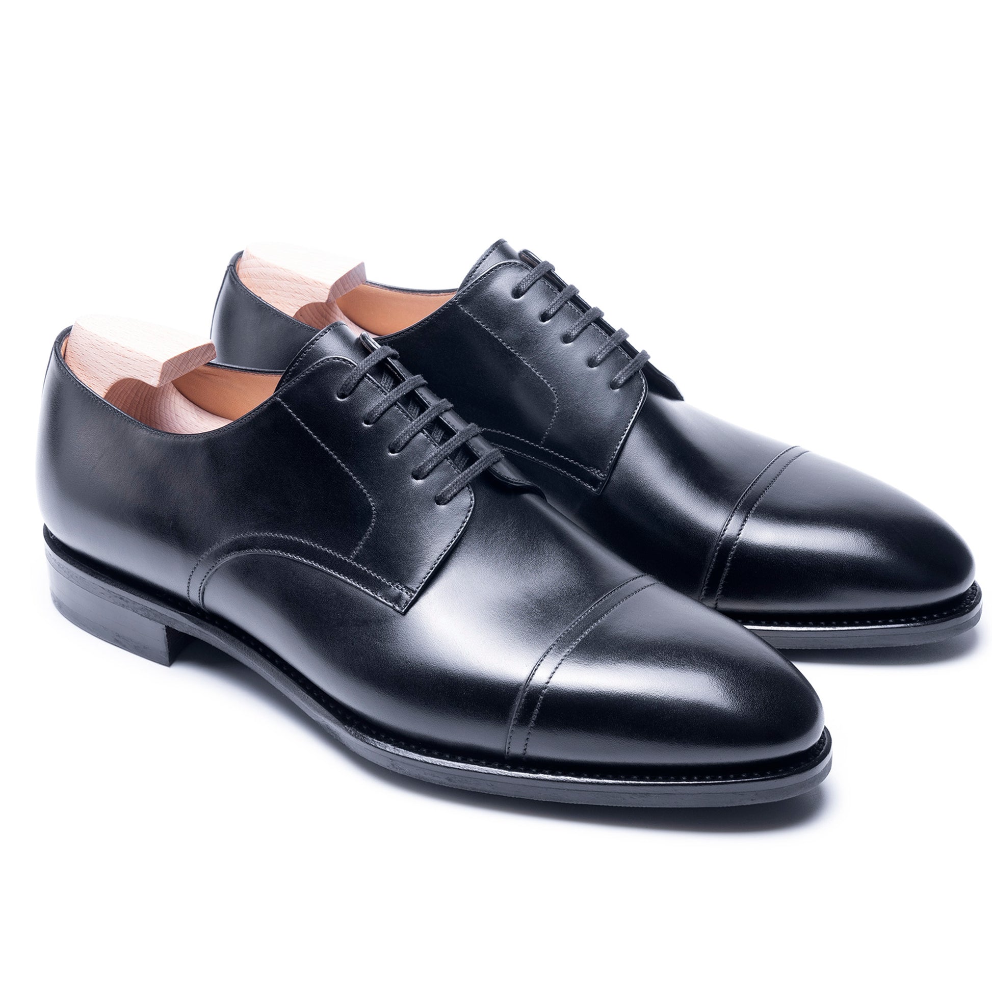 TLB Mallorca leather shoes 216 / GOYA / BOXCALF BLACK