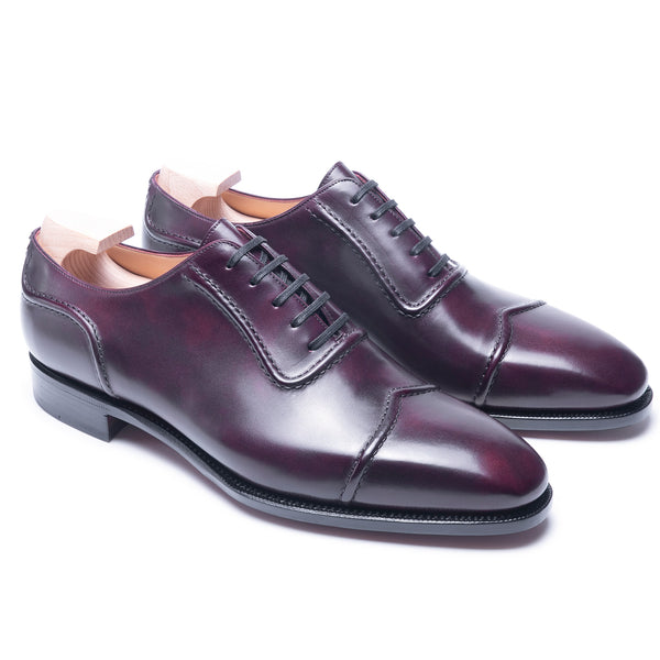 Men s leather shoes Oxford Shoes Artista Collection Picasso Museum Calf Burgundy model 218 TLB Mallorca