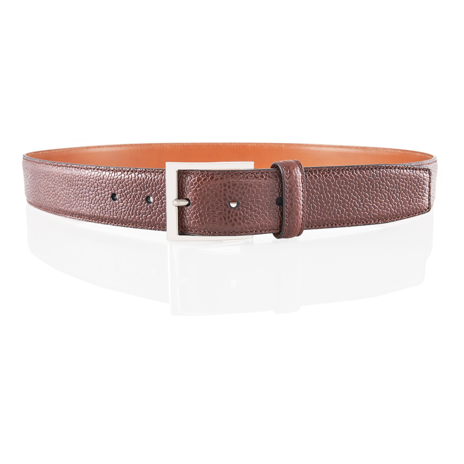 brown leather belts