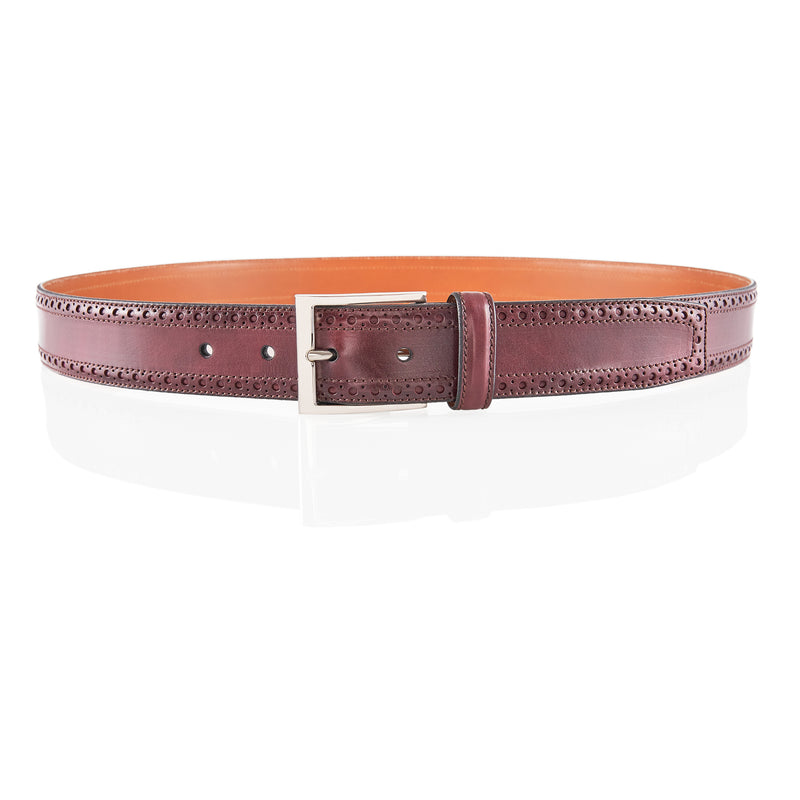 TLB Mallorca leather shoes 2306 / MUSEUM CALF BURGUNDY