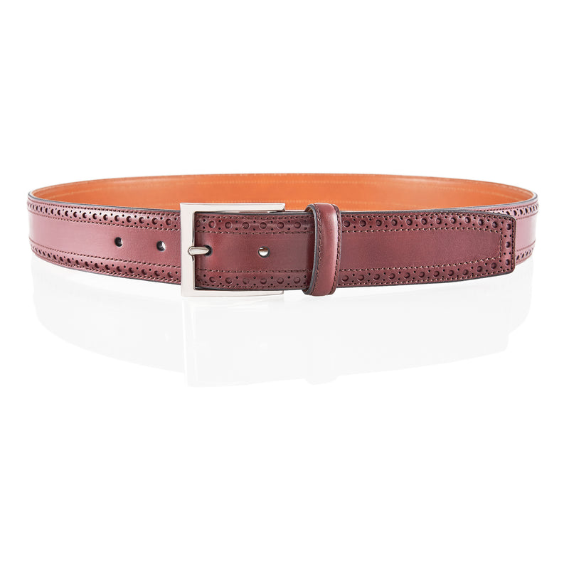 TLB Mallorca leather shoes 2306 / VEGANO BURGUNDY