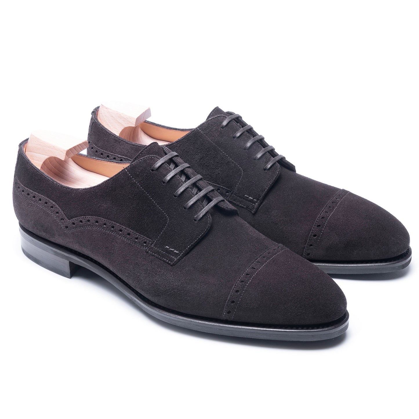 TLB Mallorca leather shoes 238 / GOYA / SUEDE BROWN