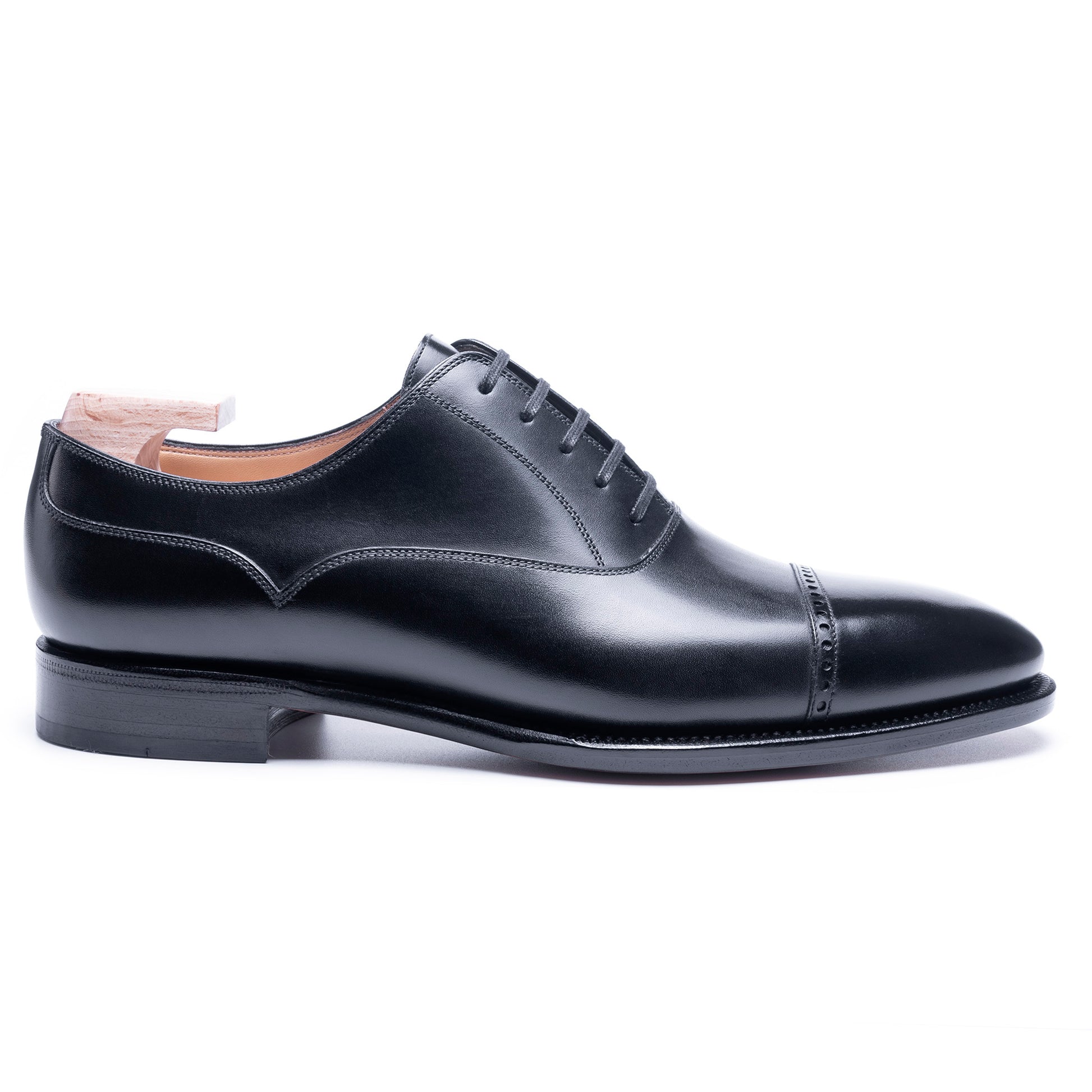 TLB Mallorca leather shoes 241 / GOYA / BOXCALF BLACK