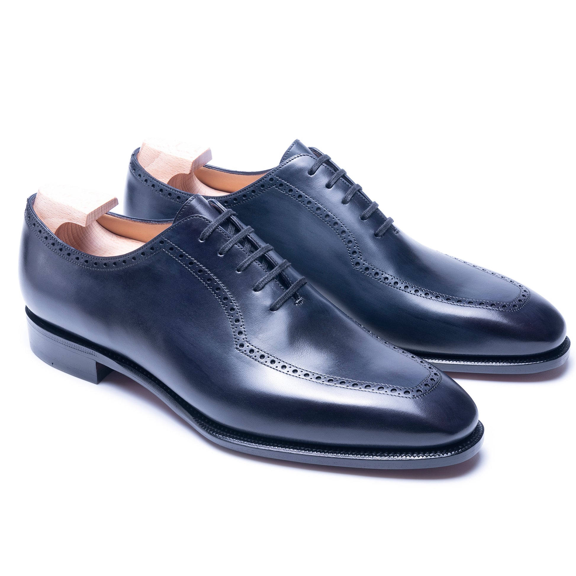 TLB Mallorca leather shoes 254 / PICASSO / VEGANO NAVY
