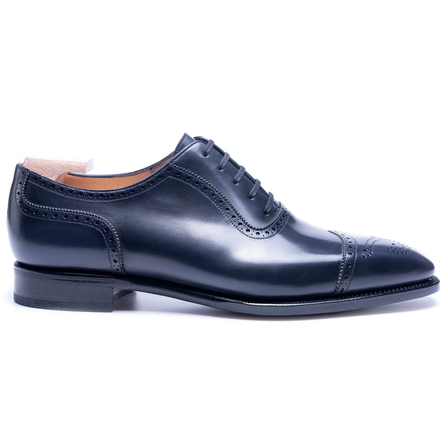 TLB Mallorca leather shoes 269 / PICASSO / VEGANO NAVY