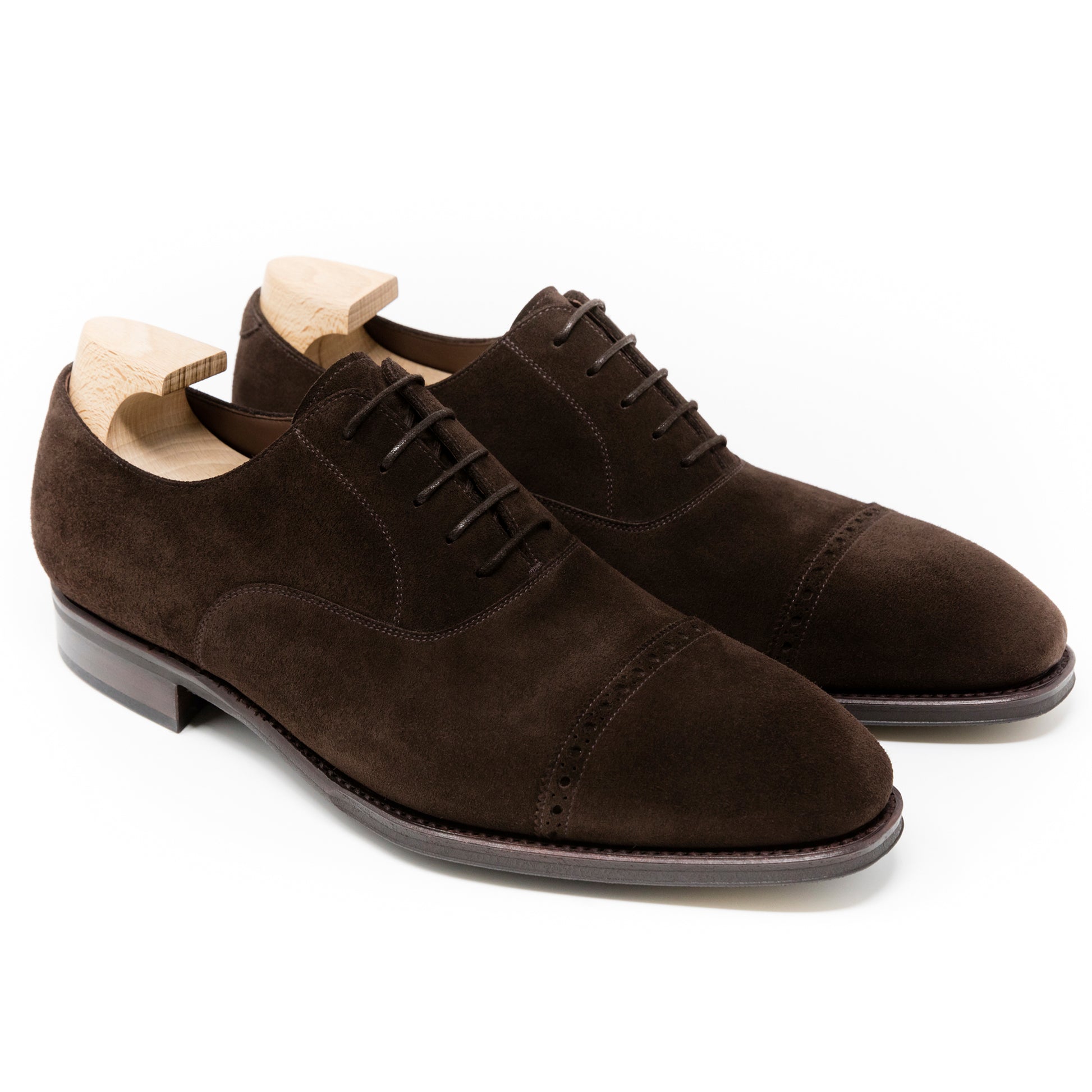 TLB Mallorca leather shoes 503 / ALAN / SUEDE BROWN