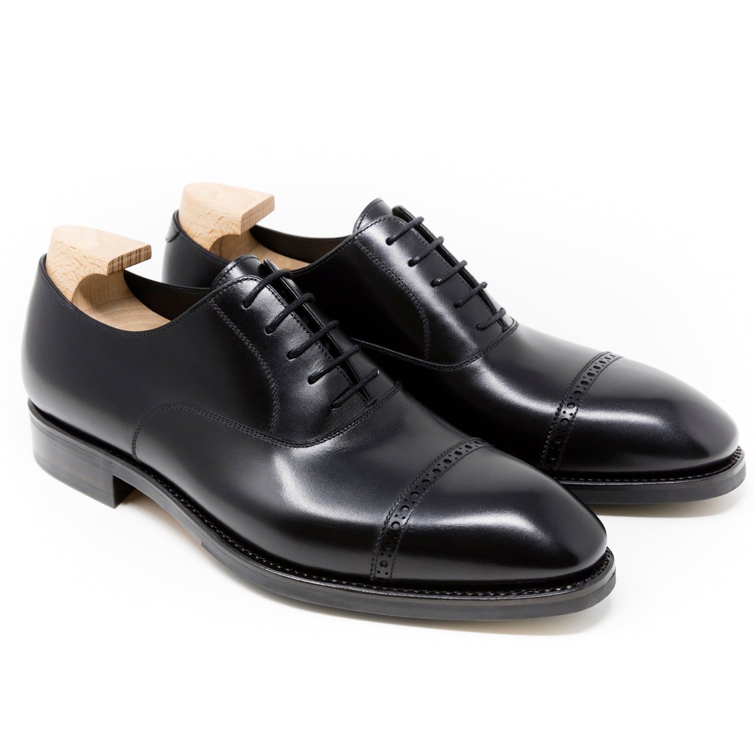 TLB Mallorca leather shoes 503 / ALAN / BOXCALF BLACK