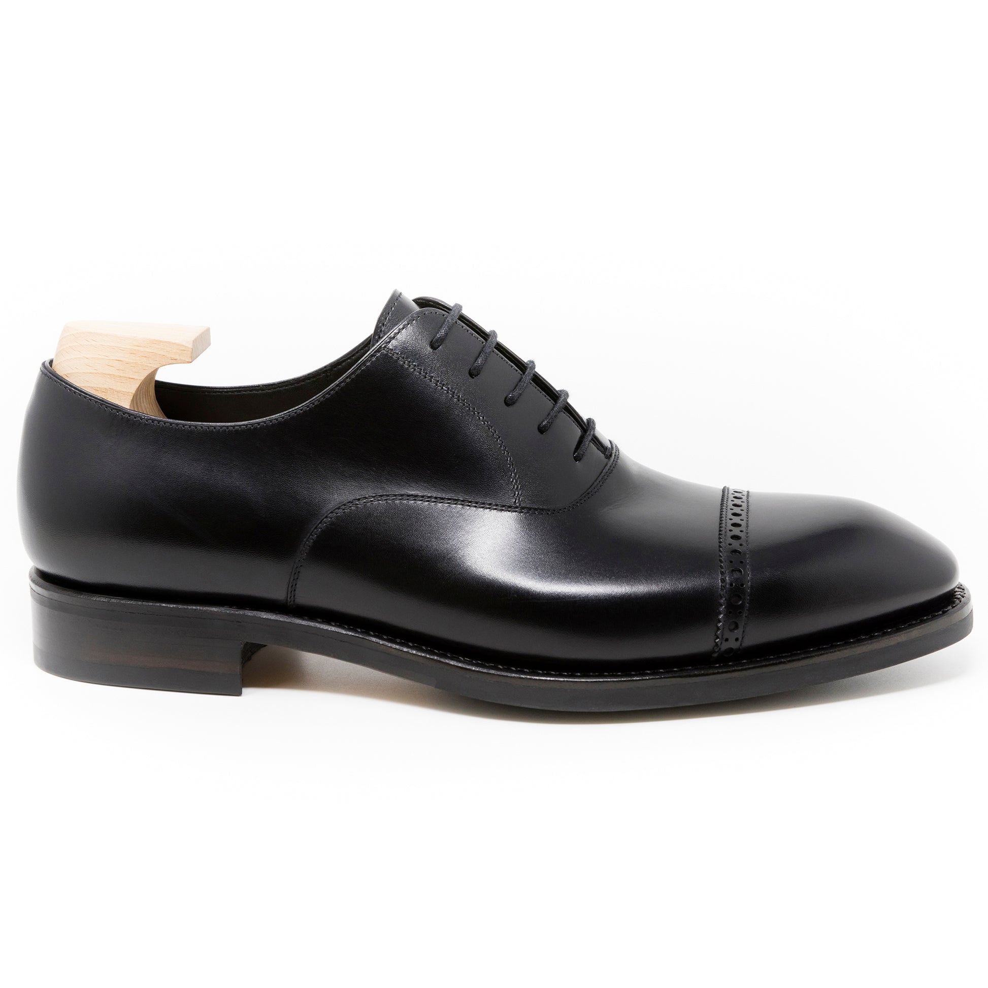 TLB Mallorca leather shoes 503 / ALAN / BOXCALF BLACK