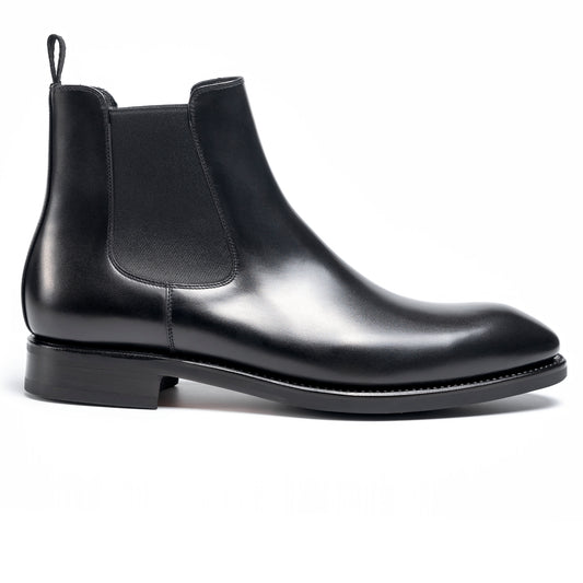 TLB Mallorca leather shoes 511 / ALAN / BOXCALF BLACK