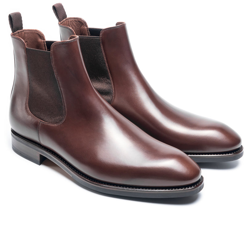 TLB Mallorca leather shoes 511 / ALAN / VEGANO DARK BROWN