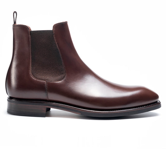 TLB Mallorca leather shoes 511 / ALAN / VEGANO DARK BROWN