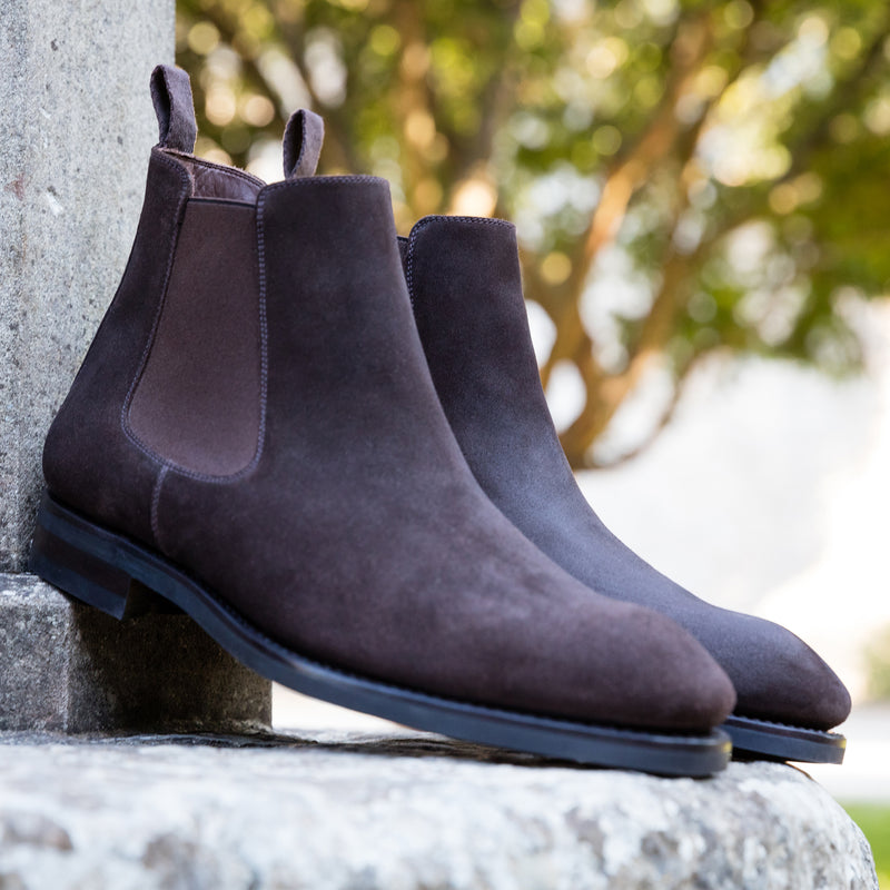 TLB Mallorca leather shoes 511 / ALAN / SUEDE BROWN